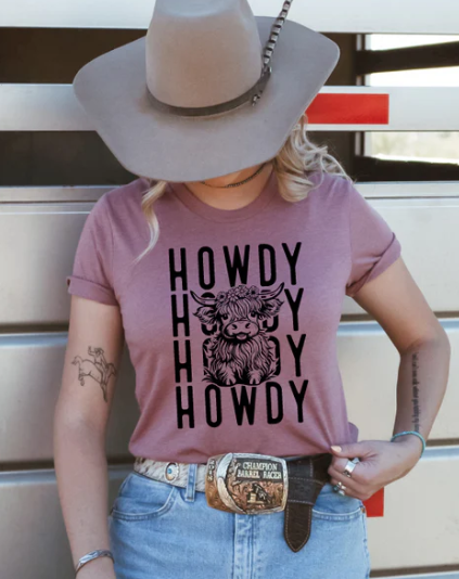 HOWDY COW-STACKED