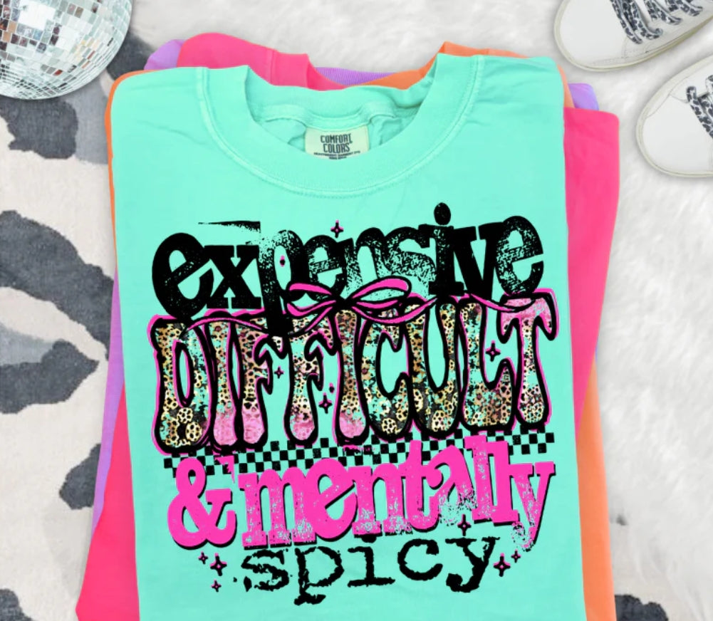 EXPENSIVE, DIFFICULT & MENTALLY SPICY