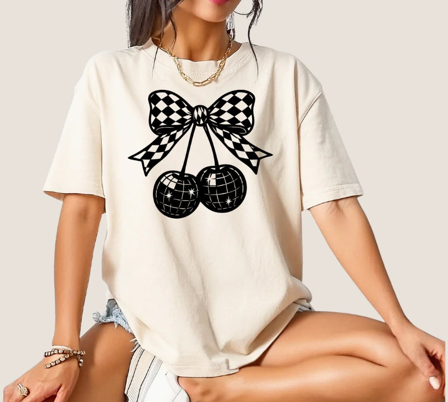 CHECKERED BOW CHERRIES