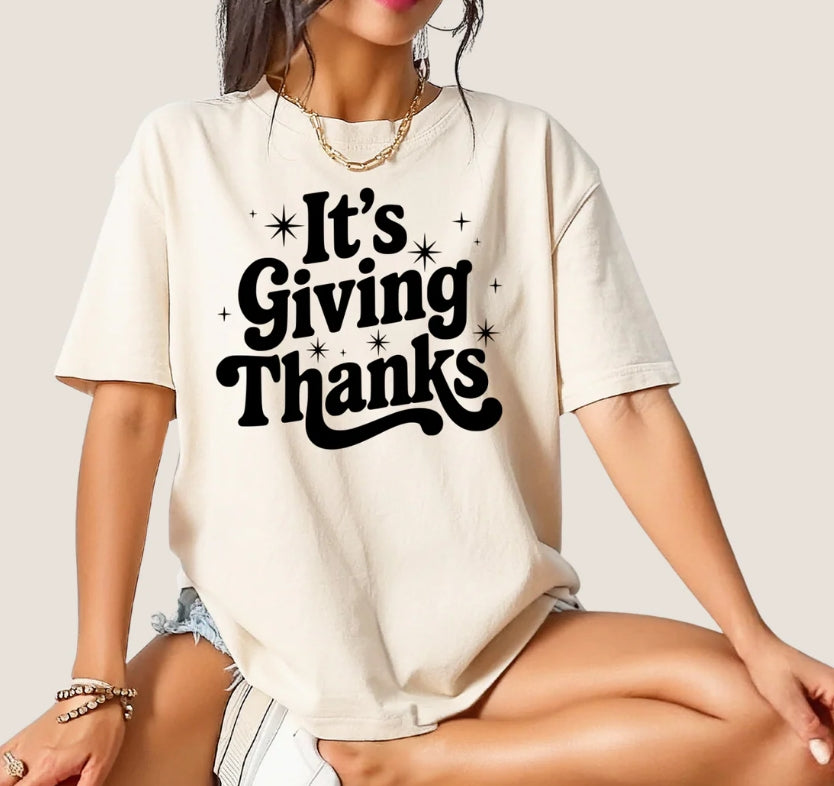 IT'S GIVING THANKS