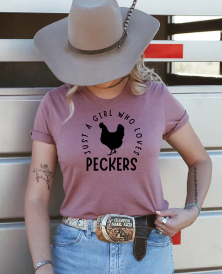 JUST A GIRL WHO LOVES PECKERS