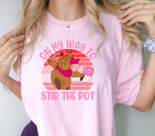 ON MY WAY TO STIR THE POT