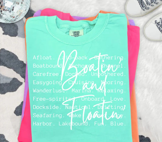 BOATIN' AND FLOATIN'