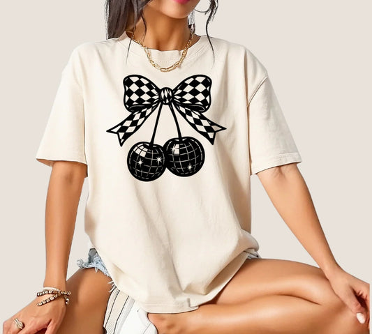 CHECKERED BOW CHERRIES