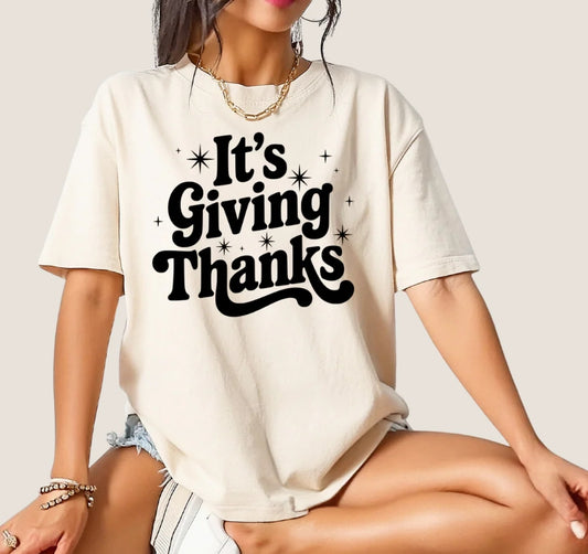 IT'S GIVING THANKS