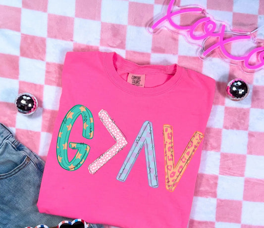 GOD IS GREATER THAN THE UPS AND DOWNS