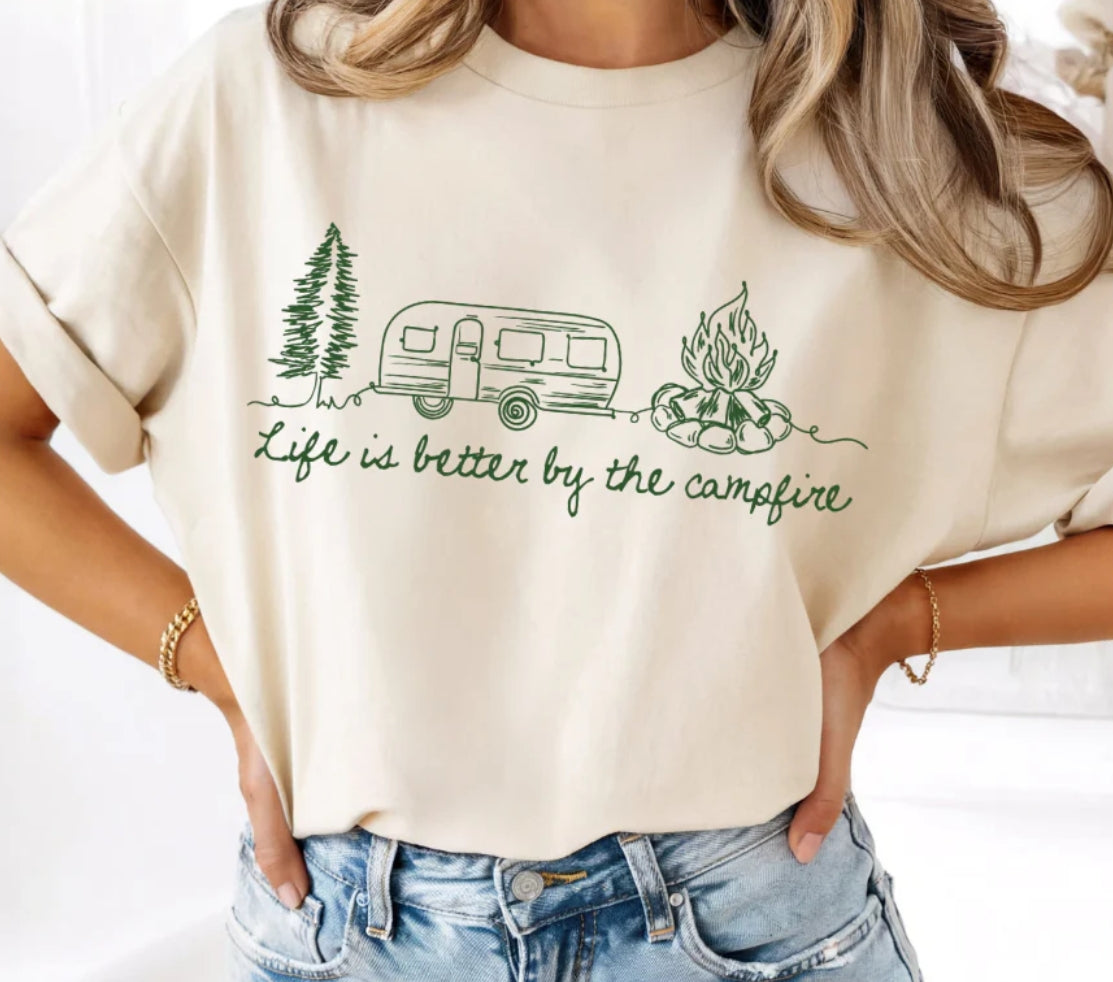 LIFE IS BETTER BY THE CAMPFIRE