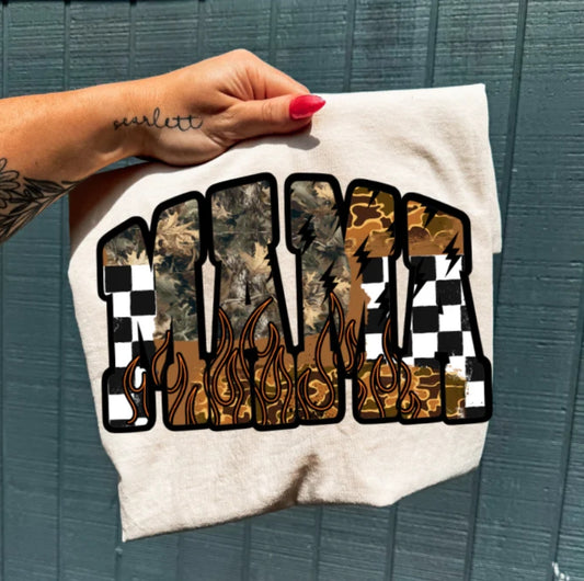 MAMA - CHECKERED CAMO